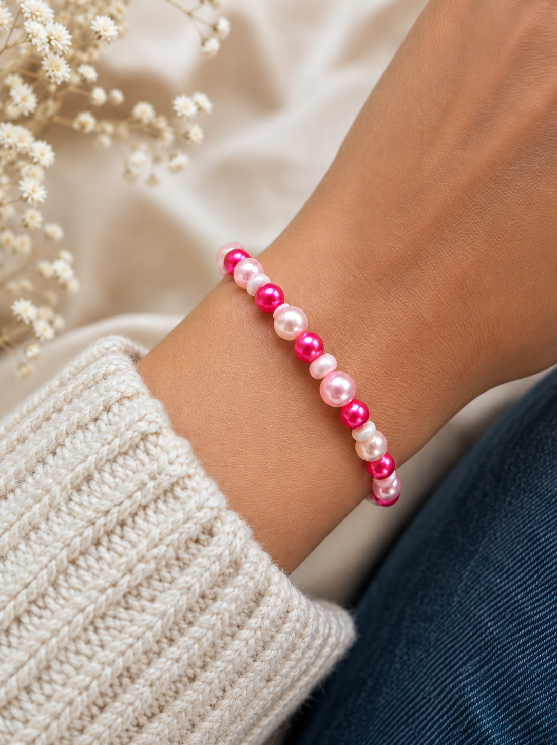 "I Am Strong" – Morse Code Bracelet